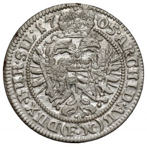 Śląsk, Józef I, 3 krajcary 1705 FN, Wrocław