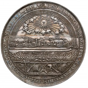Jan II Kazimierz, Medal Pokój w Oliwie 1660 (Höhn) - piękny