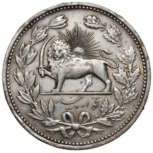 Iran, Mozaffar ad-Din Shah, 5000 dinars AH1320 (1902)