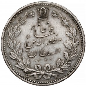 Iran, Mozaffar ad-Din Shah, 5000 dinars AH1320 (1902)