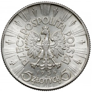 Piłsudski 5 złotych 1938