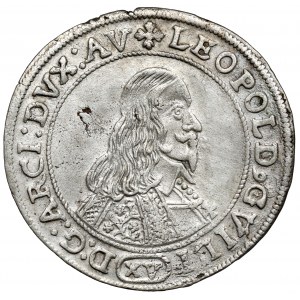 Austria, Leopold Wilhelm von Österreich, 15 krajcarów 1662, Ołomuniec