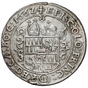 Austria, Leopold Wilhelm von Österreich, 15 krajcarów 1662, Ołomuniec