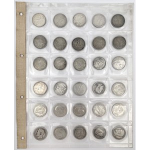 Rosja, Połtinniki i 50 kopiejek 1896-1925 - zestaw (30szt)