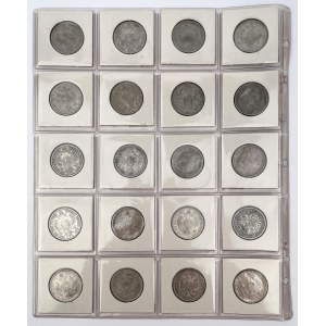 Austria, Floreny 1859-1892 - zestaw (20szt)