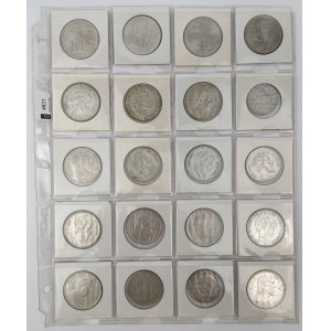 Europa, Monety srebrne MIX - zestaw (20szt)