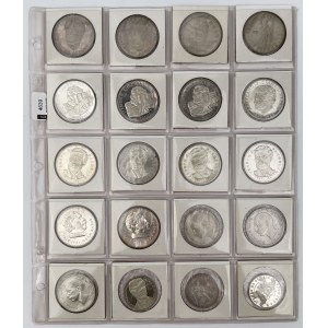 Bułgaria, 5 - 100 leva 1930-1988 - zestaw (20szt)