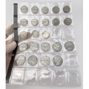 Niemcy, 50 fenigów 1927-1943 - zestaw (22szt)
