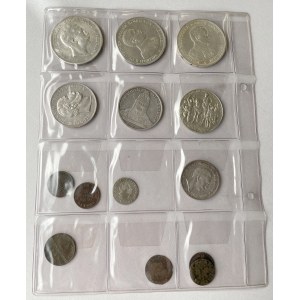 Niemcy, Od 1 feniga do 5 marek - zestaw (14szt)
