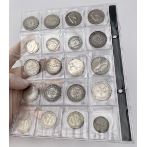 Rosja, od 15 do 50 kopiejek 1894-1929 - zestaw (20szt)
