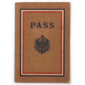 Zabór pruski, Pass / Paszport, Pułtusk 1916 - dla Polki