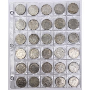Głowa Kobiety, 10 złotych 1932 - zestaw (30szt)