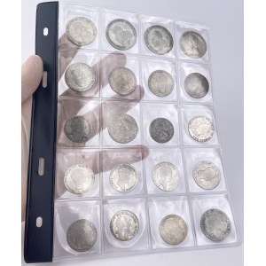 Niemcy, Monety srebrne 1753-1816 - zestaw (20szt)