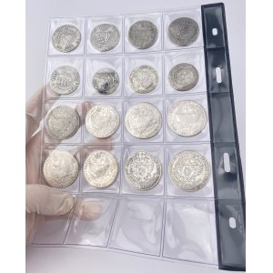 1 - 5 złotych 1767-1834 - zestaw (16szt)