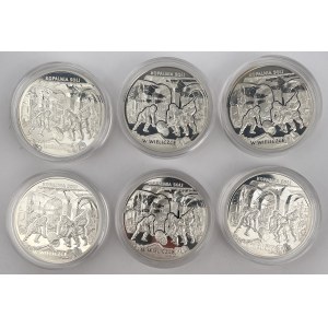 20 złotych 2001 - Kopalnia Soli w Wieliczce - zestaw (6szt)