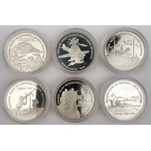 100.000 - 200.000 złotych 1991-1994 Bitwy - zestaw (6szt)