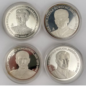 200.000 złotych 1990-1991 Generałowie - zestaw (4szt)