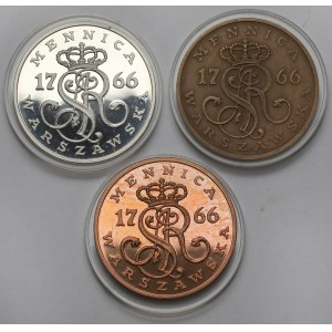 Medale Mennica Warszawska - 3 typy (3szt)