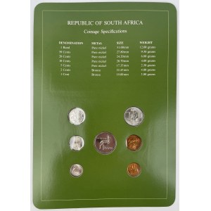 RPA, 1 cent - 1 rand 1979-1982 - zestaw (7szt)