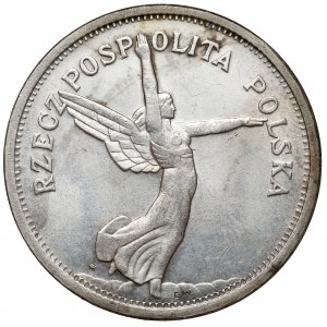Nike 5 złotych 1928 ze znakiem, Warszawa