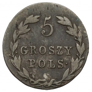 5 groszy polskich 1824 IB - rzadki rok