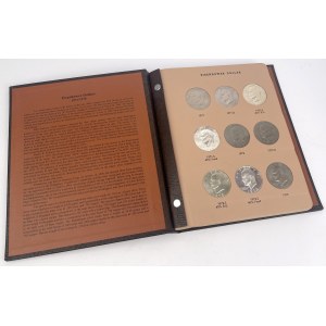 Eisenhower Dollars 1971-1990 - zestaw (34szt)