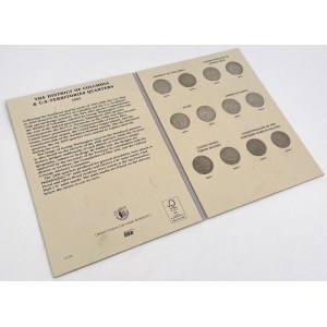 1/4 dolara The District of Columbia 2009 - zestaw (12szt)