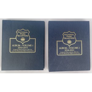 USA, Klasery Parki Narodowe, 1/4 dolara 2010-2021 - zestaw (80szt)
