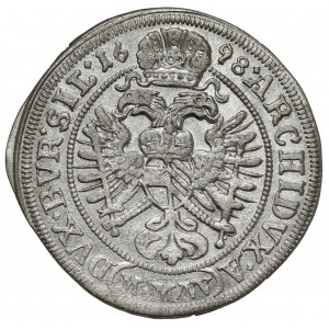 Śląsk, Leopold I, 3 krajcary 1698 MMW, Wrocław
