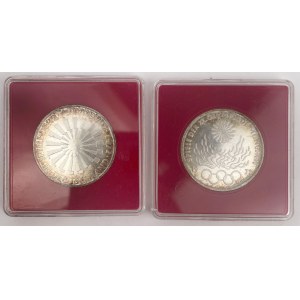 Niemcy, 10 marek 1972 Olimpiada - zestaw (2szt)