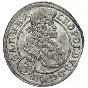 Śląsk, Leopold I, 3 krajcary 1699 FN, Opole