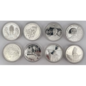10 złotych 1997-1999 - zestaw (8szt)