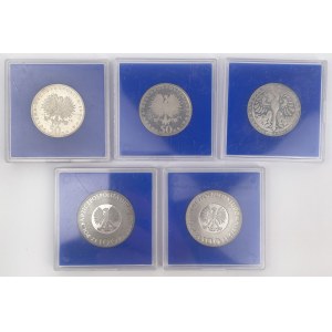 SREBRO 50 - 100 złotych 1972-1974 w tym próby - zestaw (5szt)