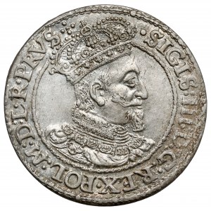 Zygmunt III Waza, Ort Gdańsk 1618 - liść klonu