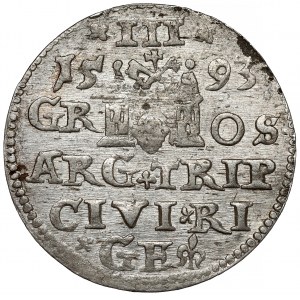 Zygmunt III Waza, Trojak Ryga 1593