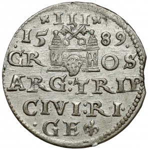 Zygmunt III Waza, Trojak Ryga 1589