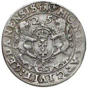 Zygmunt III Waza, Ort Gdańsk 1625 - P