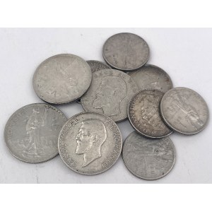Rumunia, 1 leu - 200 lei 1910-1942 - zestaw (10szt)