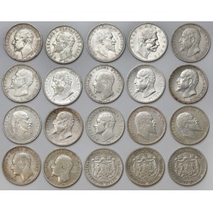 Bułgaria, 1 leva 1882-1913 - zestaw (20szt)