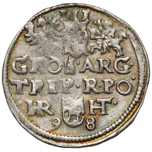 Zygmunt III Waza, Trojak Poznań 1598 - HR-HT