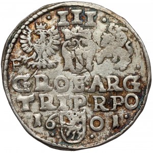 Zygmunt III Waza, Trojak Wschowa 1601 - F przy Orle