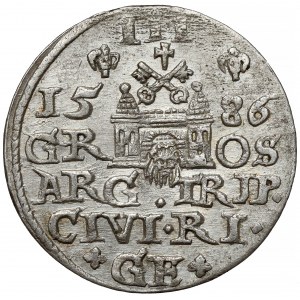 Stefan Batory, Trojak Ryga 1586