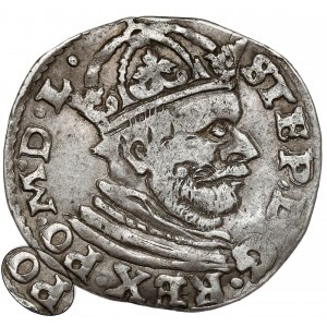 Stefan Batory, Trojak Poznań 1585 - PO i mała głowa - rzadki