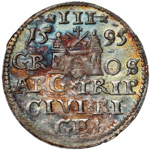 Zygmunt III Waza, Trojak Ryga 1595