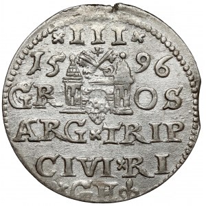Zygmunt III Waza, Trojak Ryga 1596