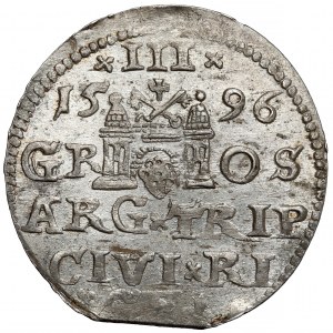 Zygmunt III Waza, Trojak Ryga 1596