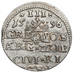 Zygmunt III Waza, Trojak Ryga 1596