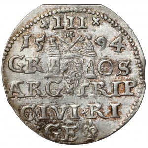 Zygmunt III Waza, Trojak Ryga 1594