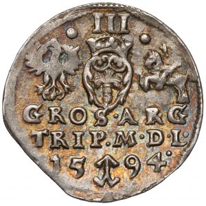 Zygmunt III Waza, Trojak Wilno 1594