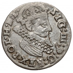 Zygmunt III Waza, Trojak Kraków 1624 - inne M - ciekawszy